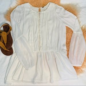 Free People white tunic